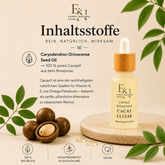 Esprit Naturel Cacay Elixir mit natürlichen Inhaltsstoffen und reinem Cacayöl aus dem Amazonas – veganes Gesichtsöl für Regeneration und Glow
