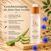 Esprit Naturel Micellar Water für sanfte Gesichtsreinigung – natürliches Mizellenwasser mit Aloe Vera und Kornblumenextrakt zur Entfernung von Make-up und Schmutz bei empfindlicher Haut